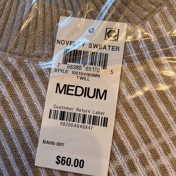 NWT 100% Cotton Alfani sweater from Macy’s - Picture 6 of 10